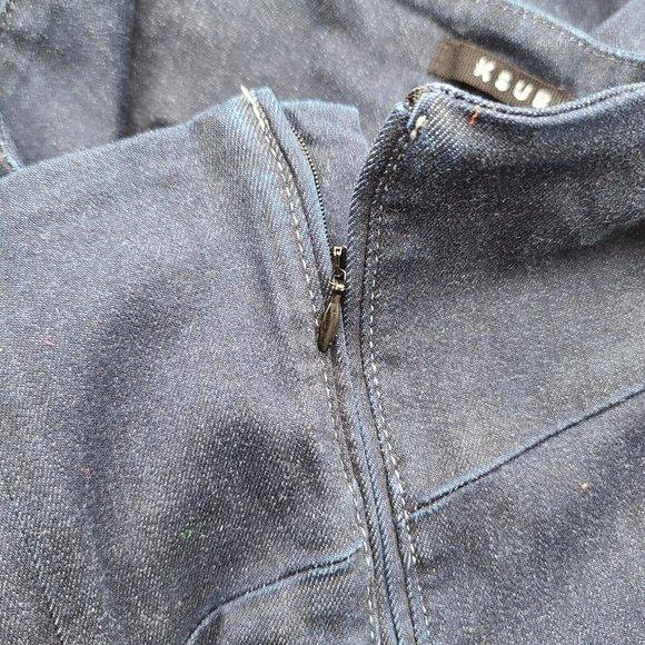 Ksubi Women Luna Denim Leggings Sz 28 Dark Blue Stretch Zippered Ankles  NWOT - Picture 9 of 10